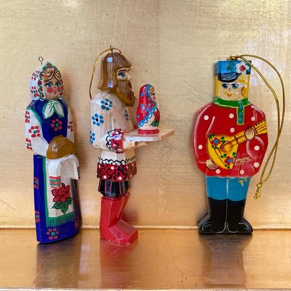 (3) Handmade Russian Ornaments - Picture 9 of 14